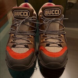 Gucci Men's Flashtrek Multicolor Sneakers Size 12